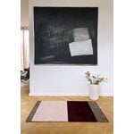 Tica Copenhagen Tapis Stripes horizontal, 67 x 120 cm, sable - bordeaux - rose, image décorative
