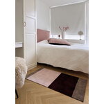 Tica Copenhagen Tapis Stripes horizontal, 67 x 120 cm, sable - bordeaux - rose, image décorative