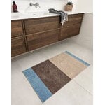 Tica Copenhagen Stripes horizontal rug, 67 x 120 cm, blue - sand - ivory, decoration image
