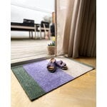 Tica Copenhagen Stripes horizontal rug, 60 x 90 cm, green - lilac - ivory, decoration image