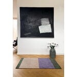 Tica Copenhagen Stripes horizontal rug, 67 x 120 cm, green - lilac - ivory, decoration image