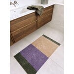 Tica Copenhagen Stripes horizontal rug, 67 x 120 cm, green - lilac - ivory, decoration image