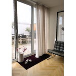 Tica Copenhagen Uni Farbteppich, 67 x 120 cm, bordeaux, dekorationsbild