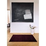 Tica Copenhagen Uni color rug, 90 x 130 cm, bordeaux, decoration image