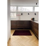 Tica Copenhagen Uni color rug, 90 x 130 cm, bordeaux, decoration image