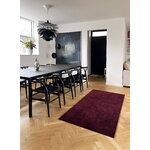 Tica Copenhagen Uni Farbteppich, 90 x 200 cm, bordeaux, dekorationsbild