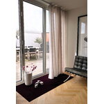 Tica Copenhagen Uni Farbteppich, 90 x 200 cm, bordeaux, dekorationsbild