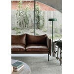 Fogia Tiki 3-istuttava sohva, musta teräs - vintage rangers nahka