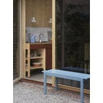 Muuto Linear Steel bench, 110 cm, pale blue