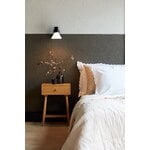 Anglepoise Type 80 W4 seinävalaisin, suora seinäkytkentä, mattamusta-opaali valkoinen, sisustuskuva