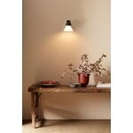 Anglepoise Type 80 W4 seinävalaisin, suora seinäkytkentä, mattamusta-opaali valkoinen, sisustuskuva