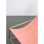 valerie_objects Rocking Chair, brass - pink