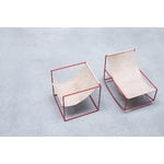 valerie_objects Poltrona Solo Seat, rosso - pelle