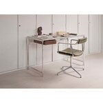 Vipp 452 Swivel tuoli, kiillotettu runko - bosco nahka, jalkatallat, näkymä 7