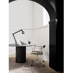 Vipp 452 Swivel tuoli, kiillotettu runko - bosco nahka, pyörät, näkymä 9