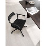 Vipp 452 Swivel tuoli, musta - musta nahka, pyörät, näkymä 10