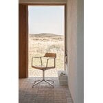 Vipp 452 Swivel tuoli, kiillotettu runko - camel nahka, jalkatallat, näkymä 9