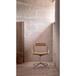 Vipp 452 Swivel tuoli, kiillotettu runko - camel nahka, jalkatallat, näkymä 7