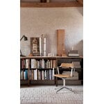 Vipp 452 Swivel tuoli, kiillotettu runko - camel nahka, jalkatallat, näkymä 13