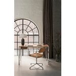 Vipp 453 Swivel tuoli, kiillotettu runko - camel nahka, jalkatallat, näkymä 6