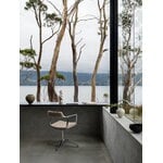 Vipp 452 Swivel tuoli, kiillotettu runko - Tide dark sand, jalkatallat, näkymä 10
