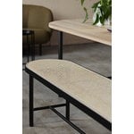 Warm Nordic Be My Guest dining table, white oiled oak - yellow