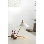 Warm Nordic Lampada da tavolo Brass Top, bianco caldo