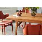 Warm Nordic Tavolo da pranzo Evermore, 160 cm, con 2 prolunghe, teak - rovere oliato, immagine decorativa