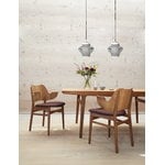 Warm Nordic Evermore dining table, 160 cm, teak, extendable