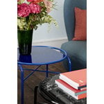 Warm Nordic Secant coffee table, round, cobalt blue