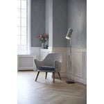 Warm Nordic Trombone floor lamp, aluminium