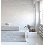 Woodnotes Tapis Grid, blanc - gris clair