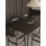 Karimoku Case A-DT02 ruokapöytä, 90 x 200 cm, lakattu Keyaki brown, sisustuskuva
