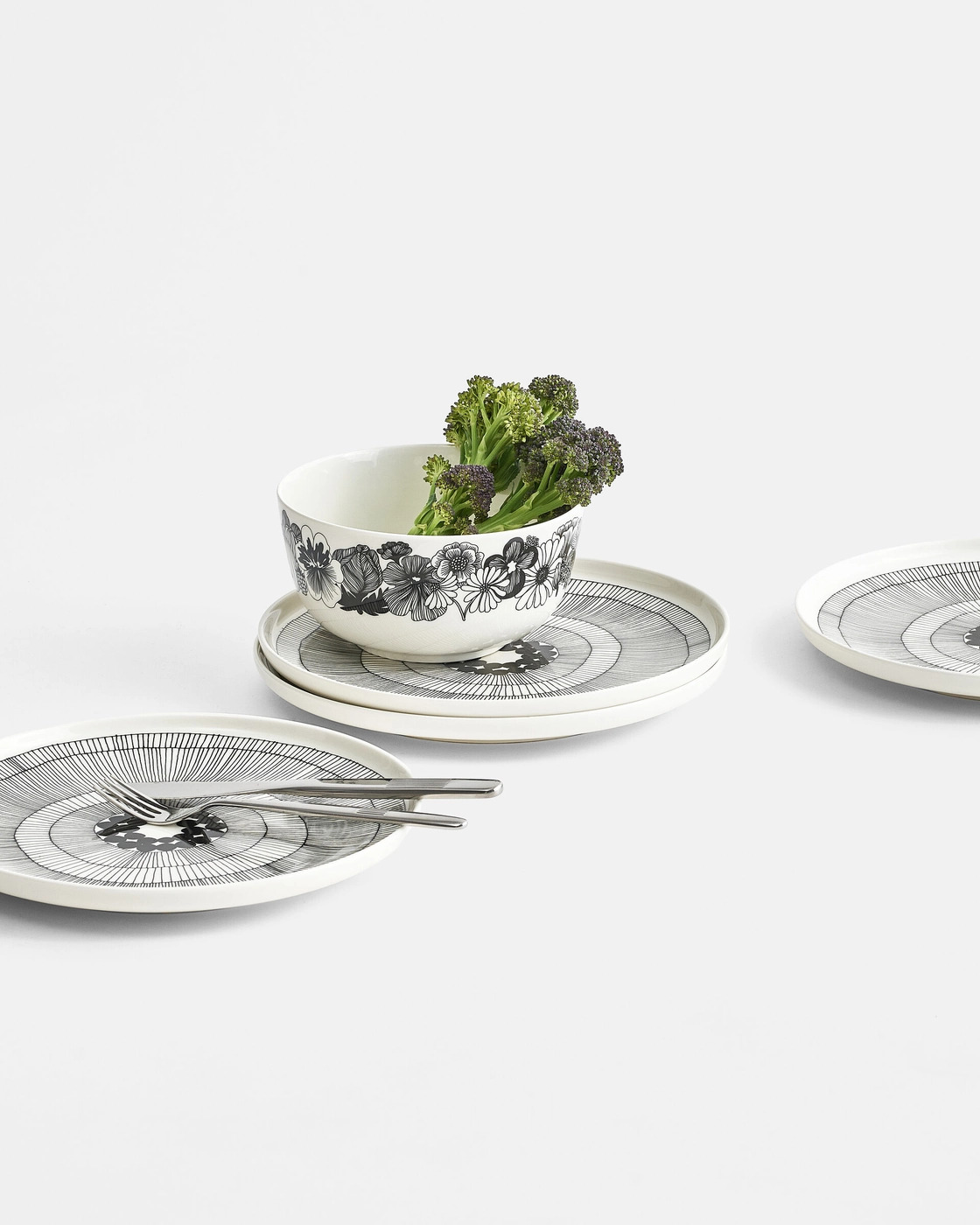 Marimekko Oiva - Siirtolapuutarha plate 25 cm | Finnish Design Shop