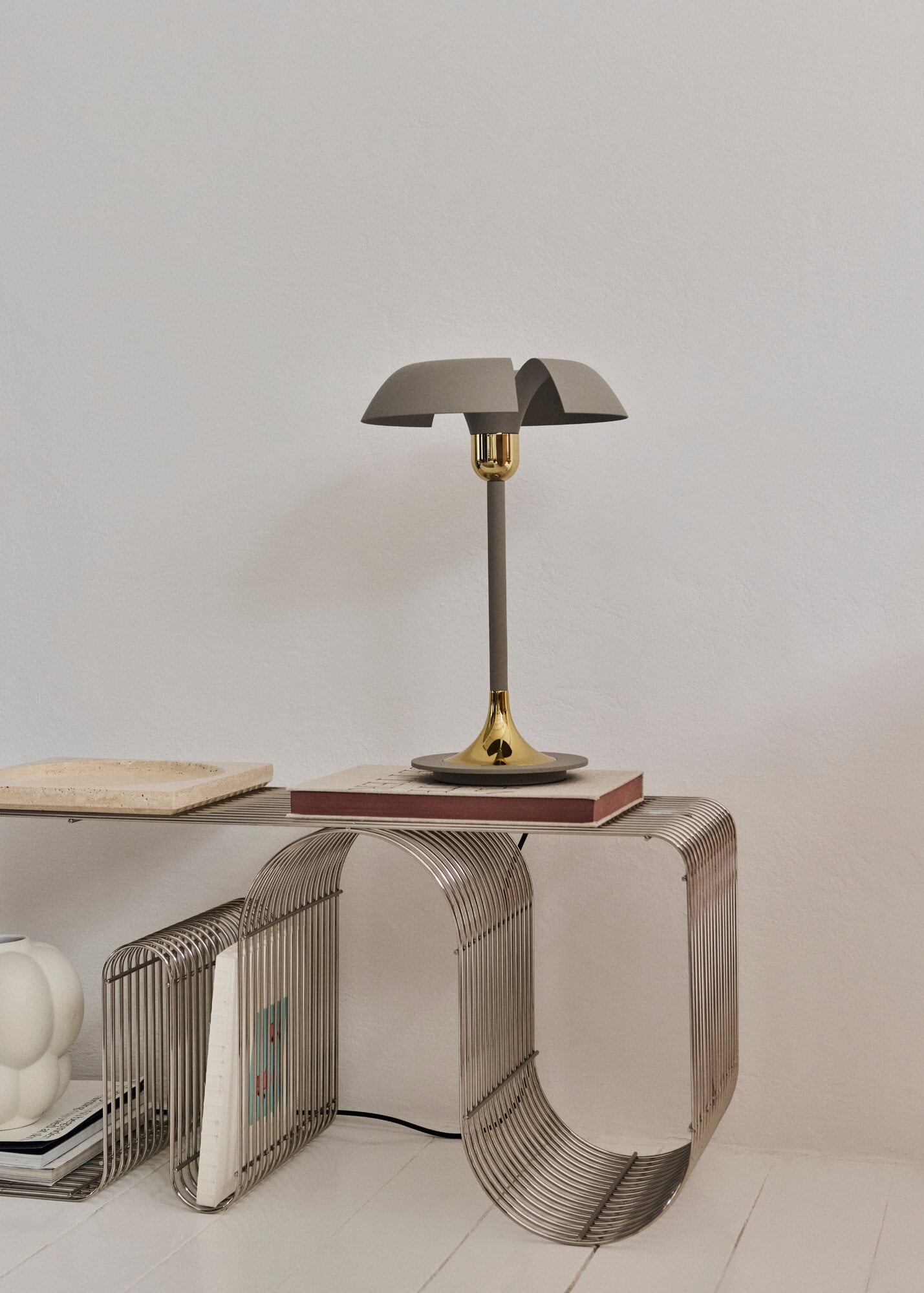 AYTM Curva bench, silver | Finnish Design Shop