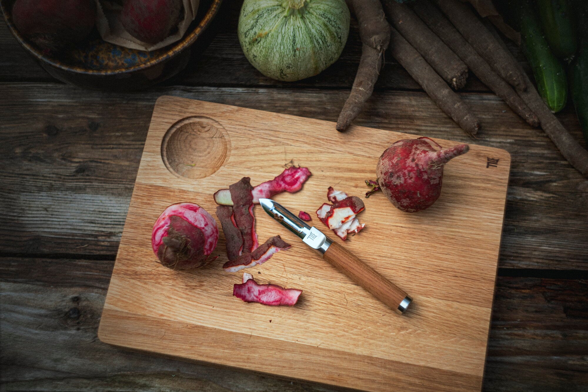 Fiskars Norden peeler, fixed blade | Finnish Design Shop