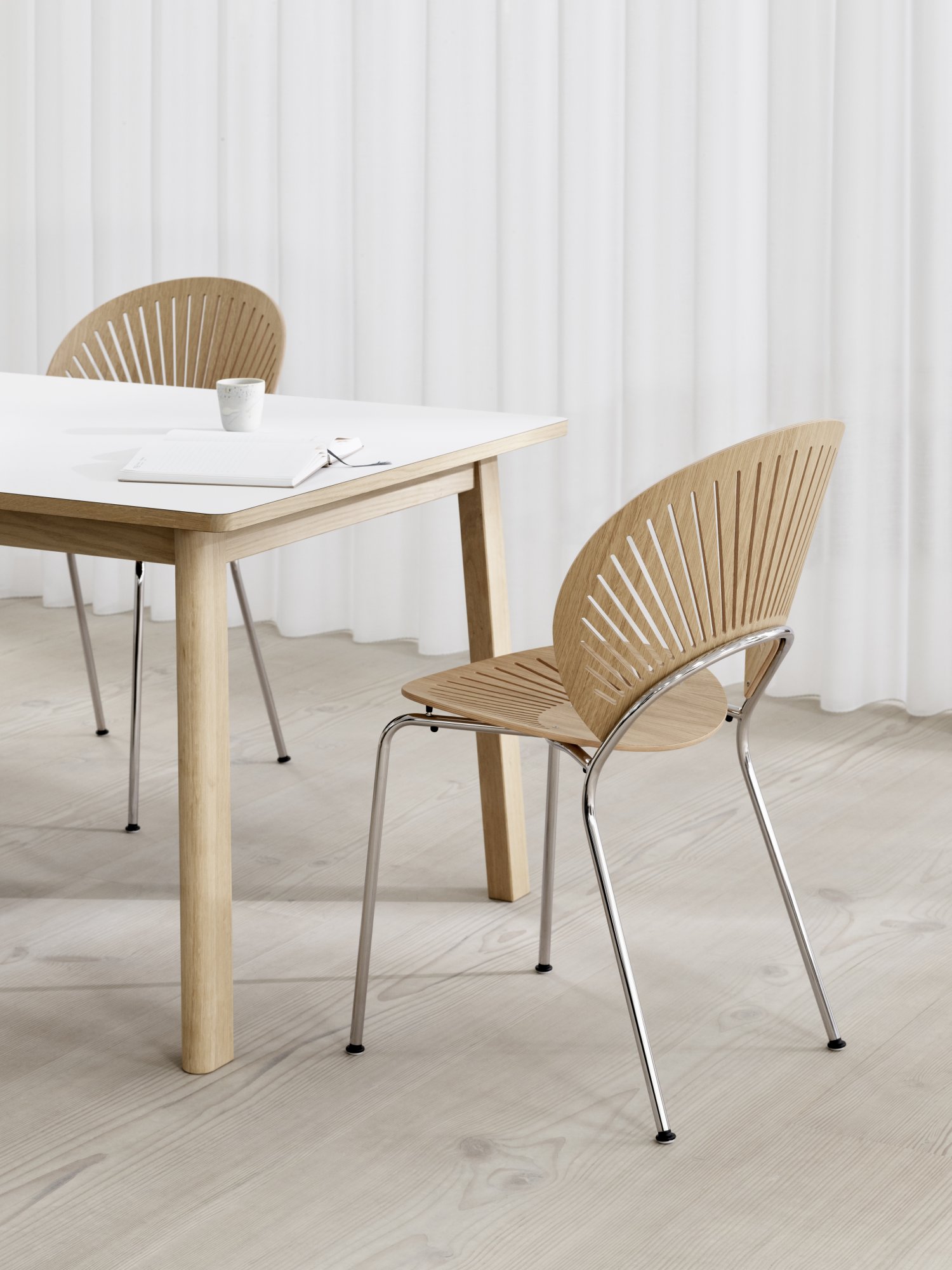 MIKADO CHAIR　KVIST (FREDERICIA) Mikado Dining Chairs by Foersom & Hiort-Lorenzen for Fredericia