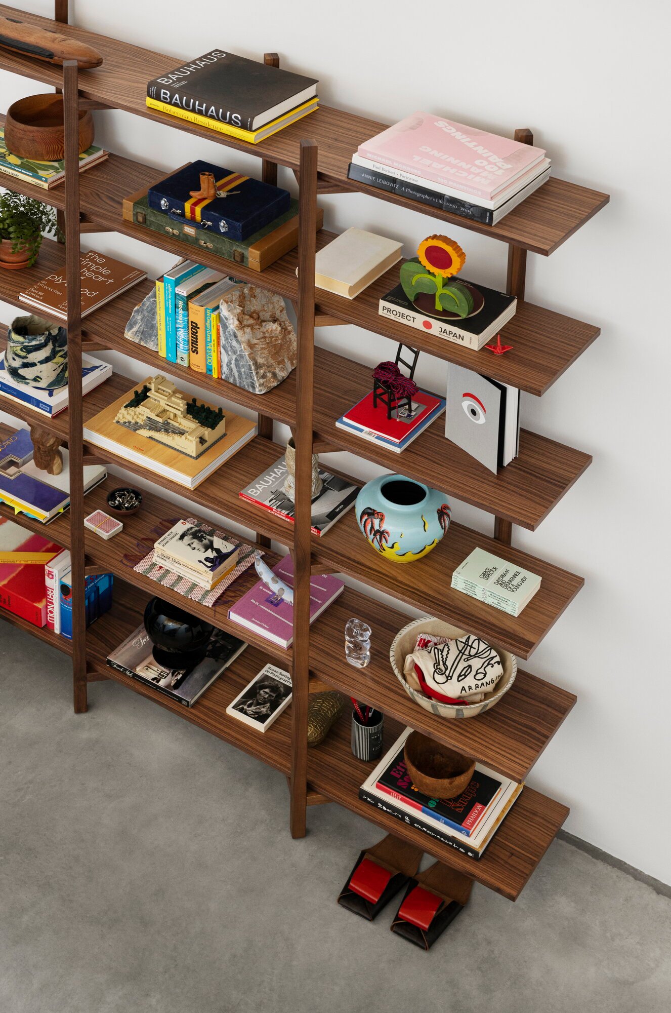 Hem Zig Zag high shelf, walnut | Finnish Design Shop