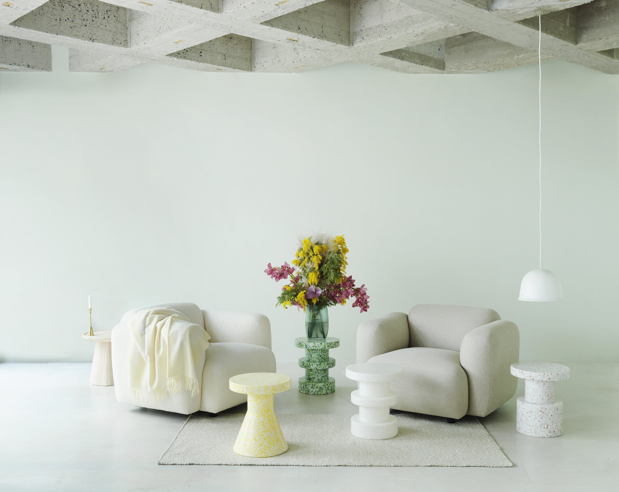Normann Copenhagen Bit stool, white | Finnish Design Shop