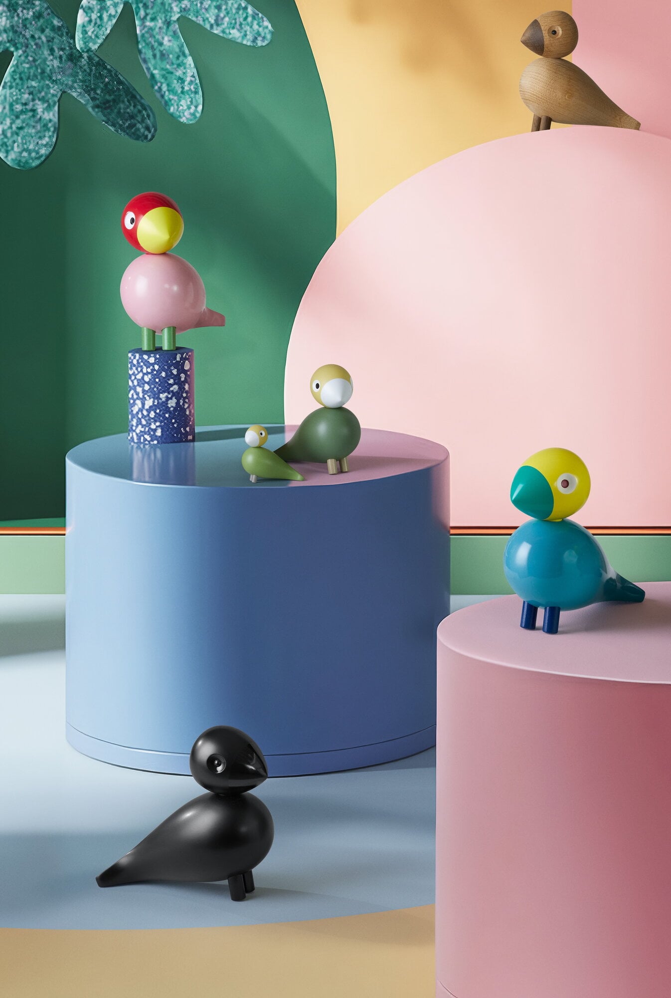 Kay Bojesen Denmark Songbird Liv & Lykke, green | Finnish Design Shop