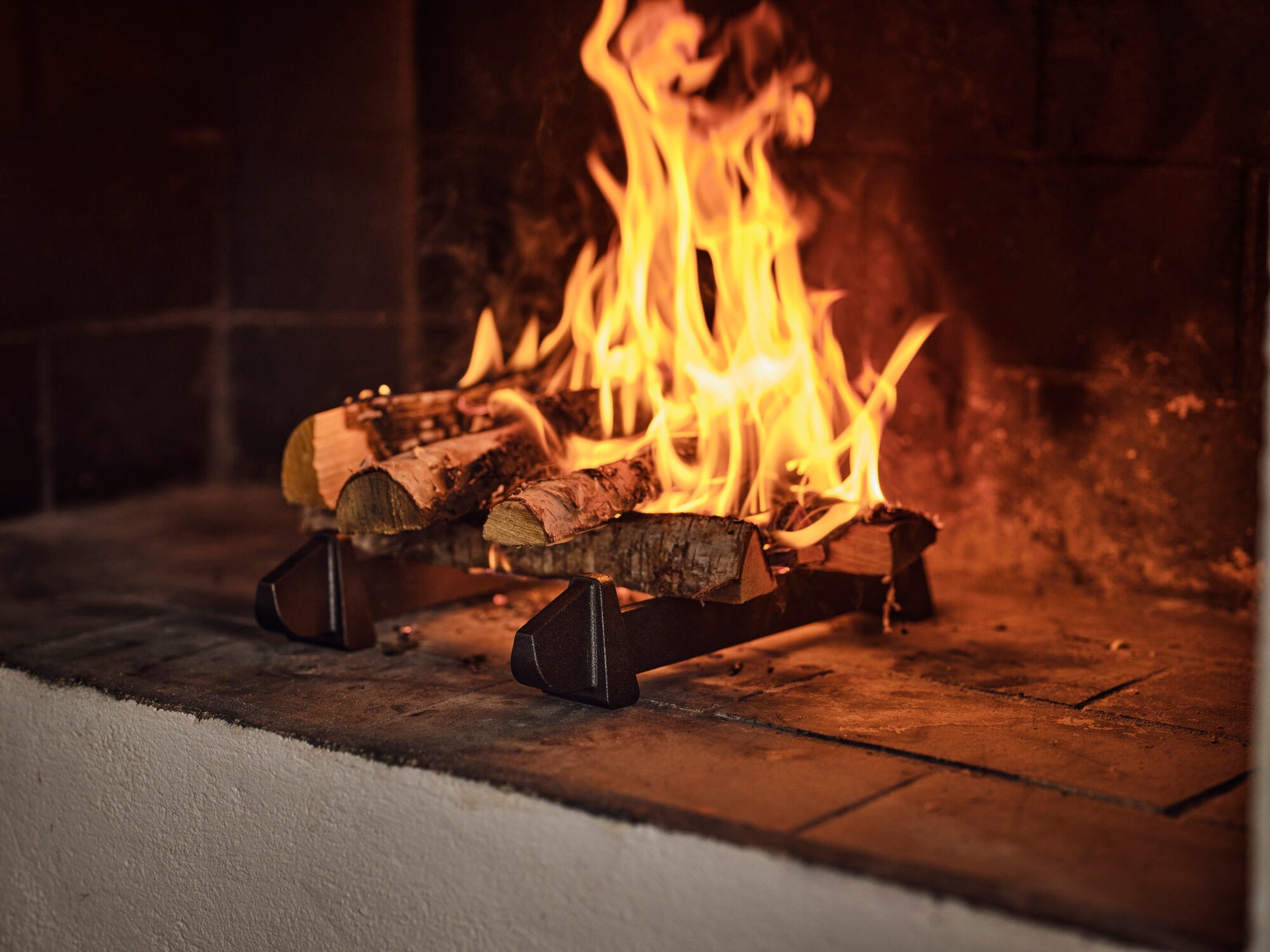 Korbo Bâtons de cheminée Fire-works, noir | Finnish Design Shop