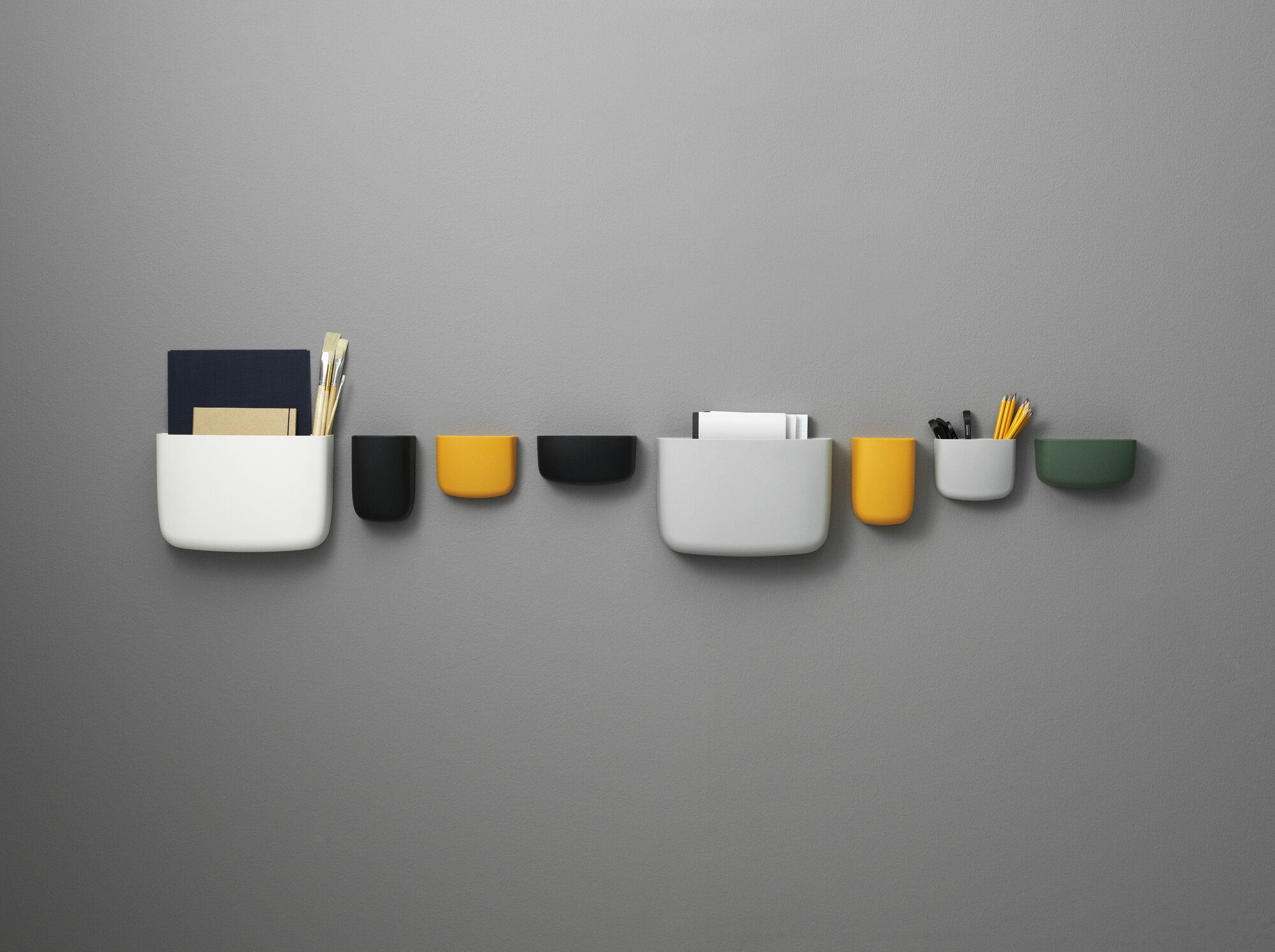 Pocket Storage Rack Normann Copenhagen Pocket organizer 4, light grey | Finnish Design Shop