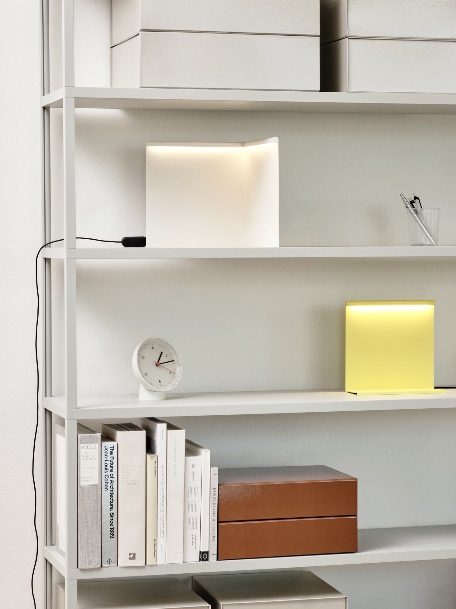 HAY Table Clock, white | Finnish Design Shop