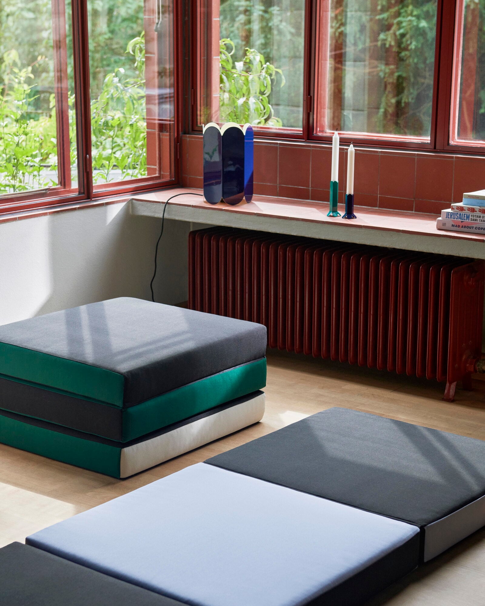 【値下げ】HAY｜3 FOLD MATTRESS ラベンダー HAY 3 Fold mattress, 70 x 195 cm, green | Finnish Design Shop