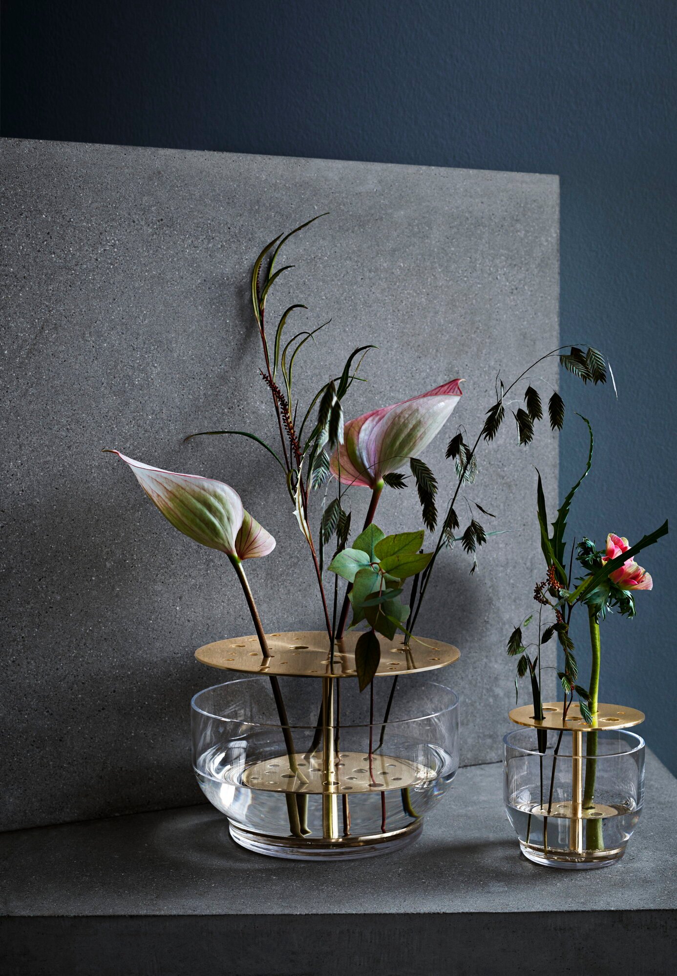 Fritz Hansen Ikebana vase, small, brass | Finnish Design Shop
