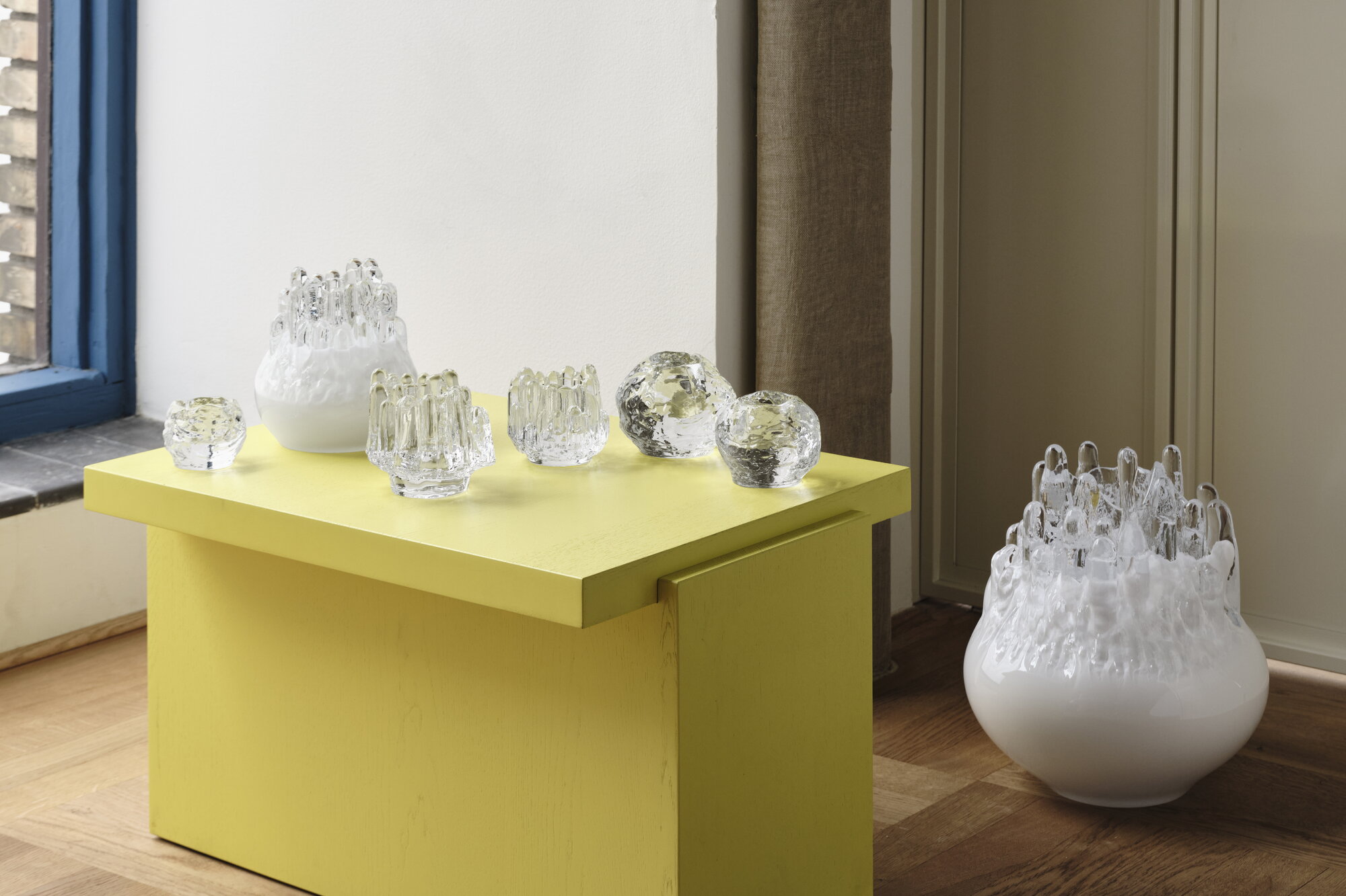 Kosta Boda Polar votive candle holder, 112 mm, clear | Finnish
