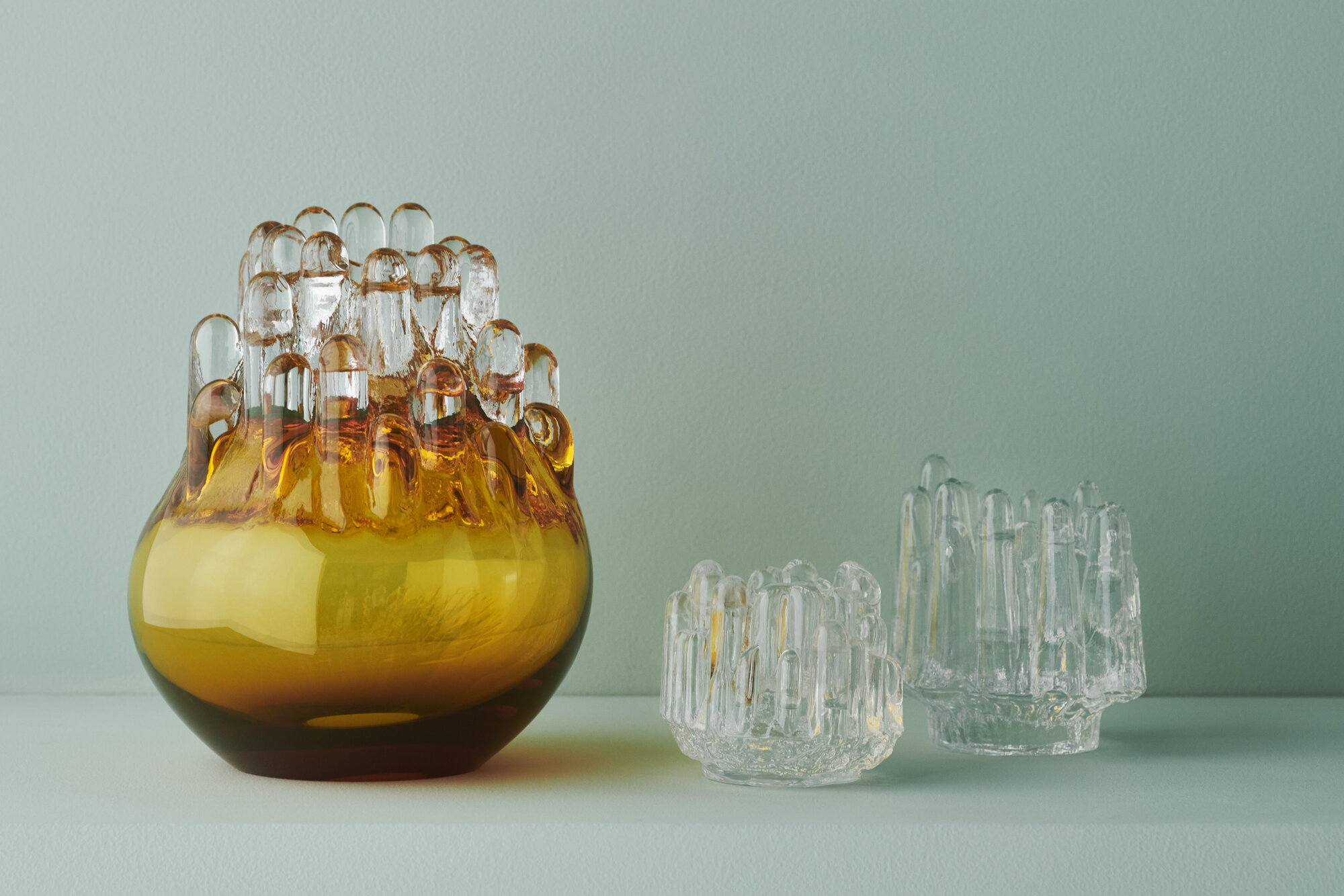 Kosta Boda Polar votive candle holder, 112 mm, clear | Finnish