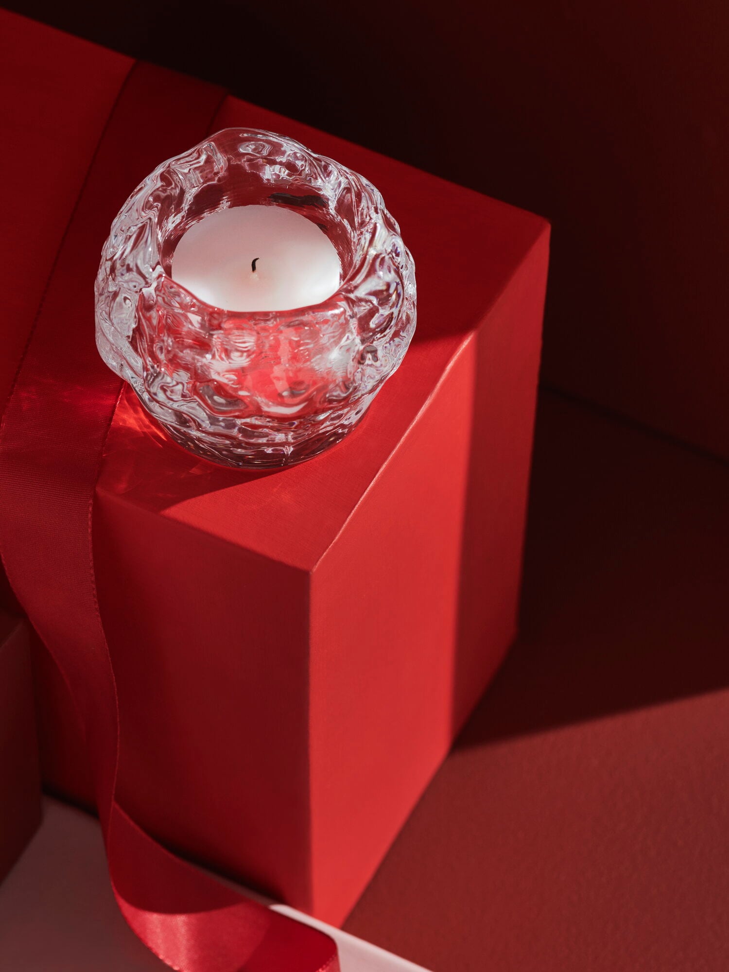 Kosta Boda Snowball votive candle holder, 60 mm, clear | Finnish