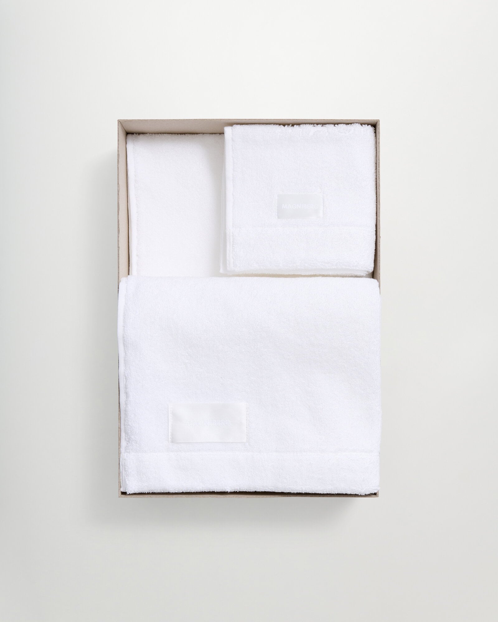 Magniberg Gelato towel set, 3 pcs, frozen white | Finnish Design Shop