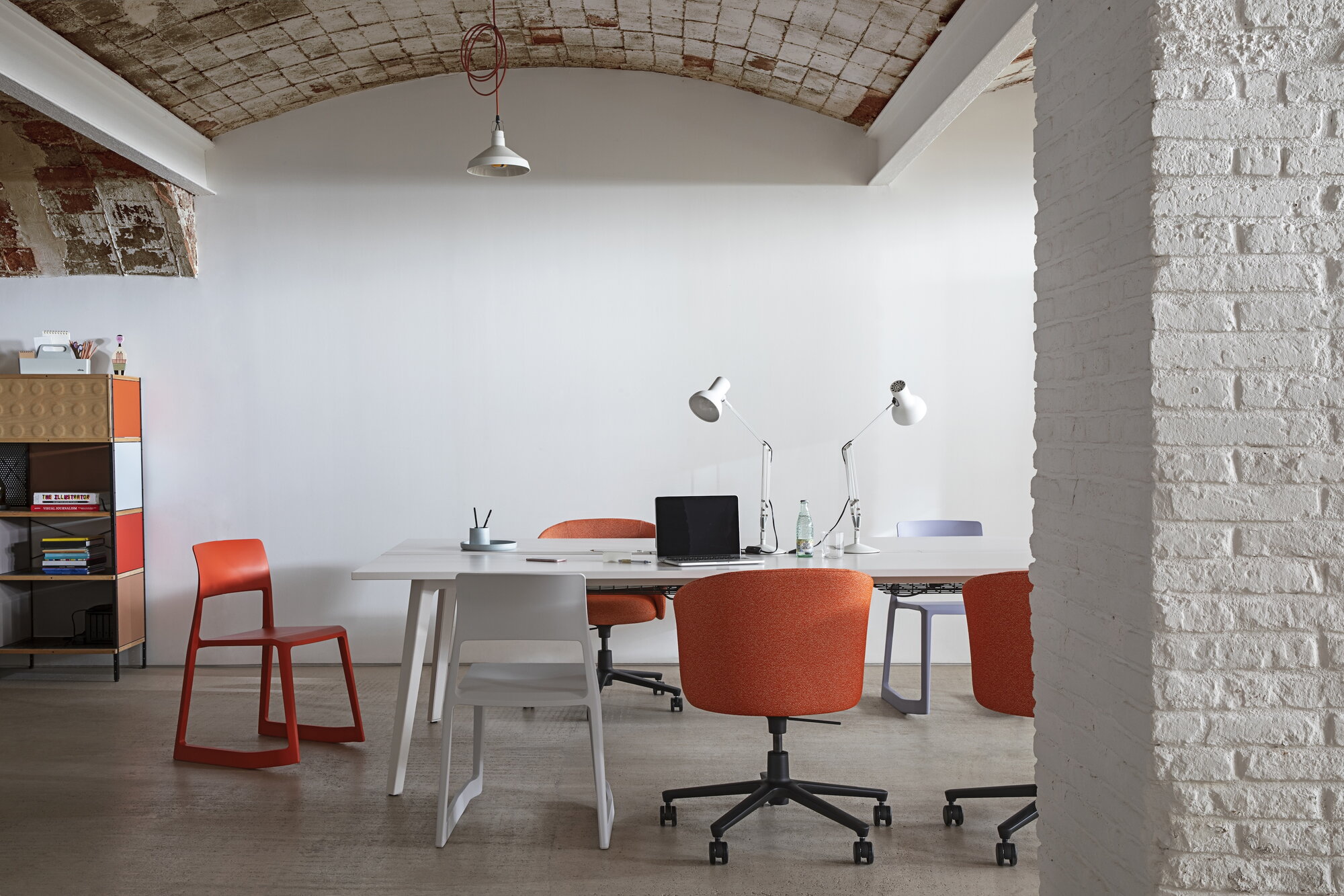 Vitra Tip Ton RE chair, coral | Finnish Design Shop